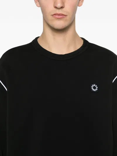 Kenzo Boke Flower 2.0 Embroidered Sweatshirt In Black