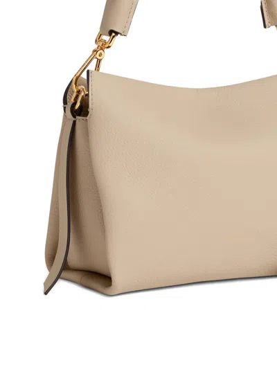 Coccinelle Handbag In Two-sided Leather Boheme Small In Purple