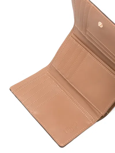 Liu •jo Logo-embossed Wallet In Brown