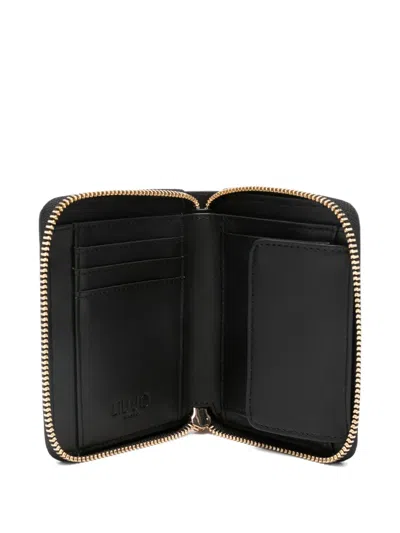 Liu •jo Embossed Zip Wallet In Black