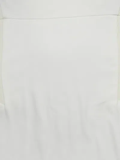 Pre-owned Victoria Beckham Short-sleeve Midi Dress In White