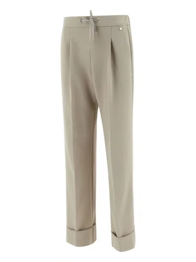 Herno Drawstring Trousers In Neutral