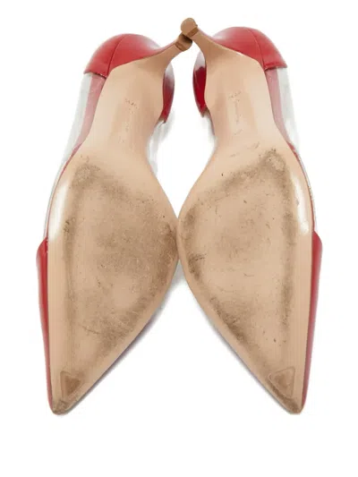 Pre-owned Gianvito Rossi Plexi Patent-leather Pumps 37-5 In White