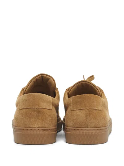 Pre-owned Common Projects Achilles Suede Sneakers In Brown