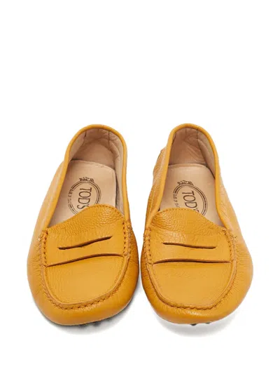 Pre-owned Tod's Leather Loafers In Yellow