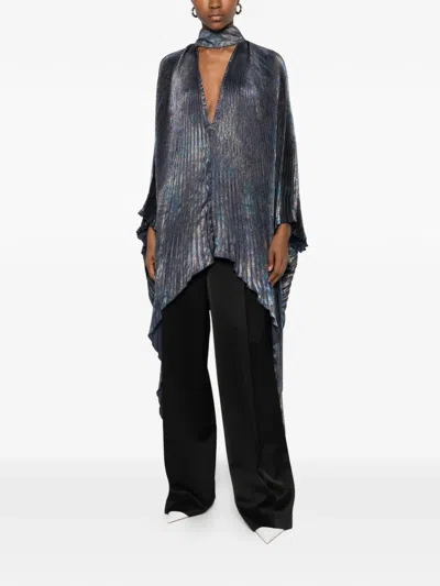 L'idée Empress V-neck Top In Black