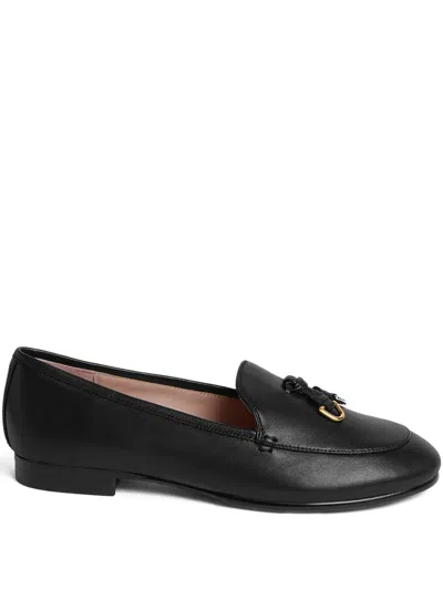 Coccinelle Loop Leather Loafers In Black