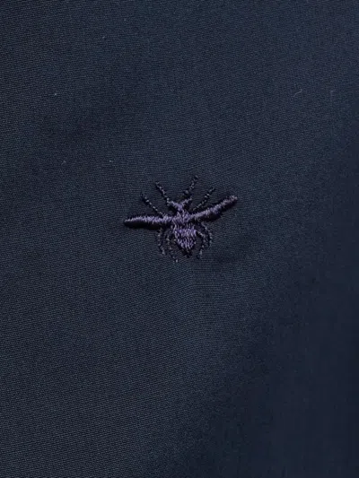 Pre-owned Dior Short-sleeve Pocket Shirt In Blue