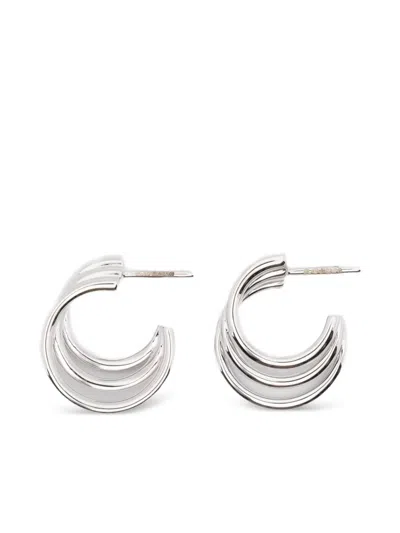 Shaun Leane Bound Hoop Earrings In Silver