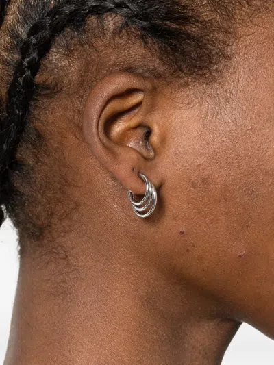 Shaun Leane Bound Hoop Earrings In Silver