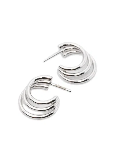 Shaun Leane Bound Hoop Earrings In Silver