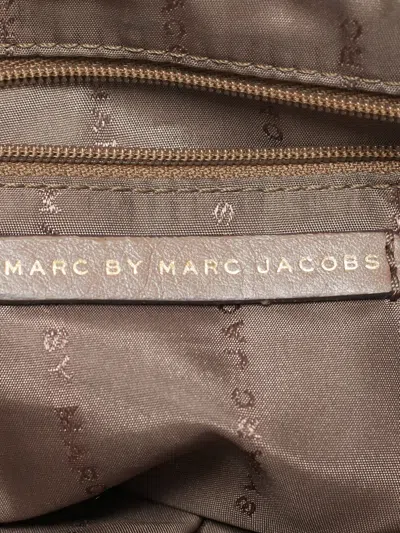 Pre-owned Marc By Marc Jacobs Goodbye Columbus Leather Tote Bag In Brown