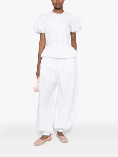 Rotate Birger Christensen Tapered Trousers In White