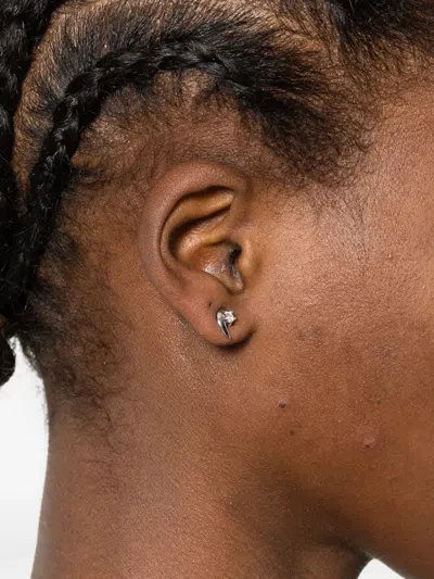 Shaun Leane Talon Diamond Stud Earring In Silver