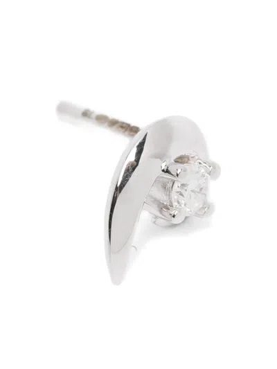 Shaun Leane Talon Diamond Stud Earring In Silver