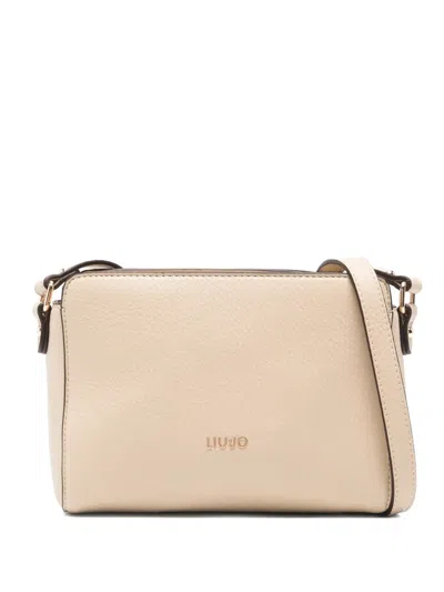 Liu •jo Logo-detail Cross-body Bag In Neutral