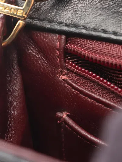 Pre-owned Chanel 2002-2003 Mini Flap Shoulder Bag In Black