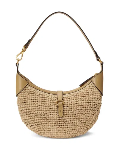 Polo Ralph Lauren Polo Id Shoulder Bag In Nude