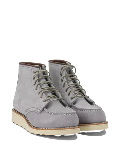 Red Wing Shoes Lace-up Suede Boots In Gray