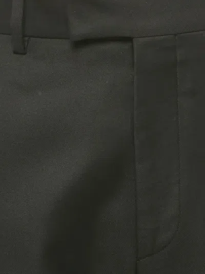 Pre-owned Louis Vuitton Wool Tailored Trousers In Black