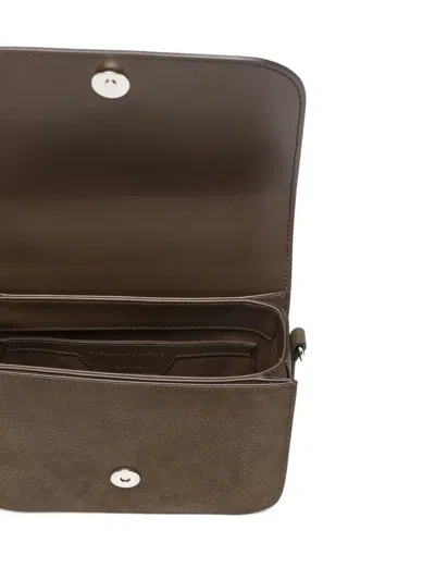 Stella Mccartney Logo-perforated Cross Body Bag In Brown