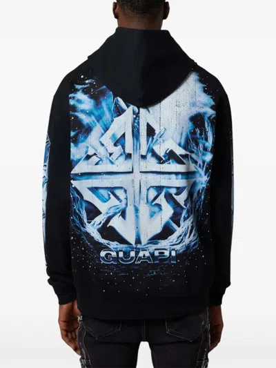 Guapi Heavens Vault Graphic Hoodie In Black