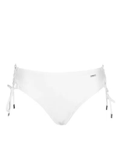 Caha Capo Dubai Franki Lace-up Bikini Bottoms In White