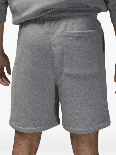 Jordan Brooklyn Drawstring Track Shorts In Gray