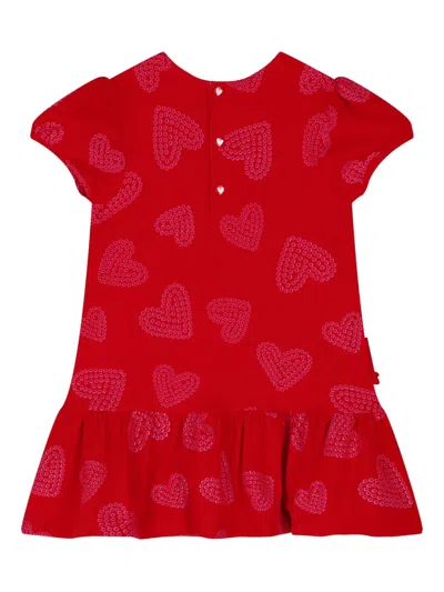 Agatha Ruiz De La Prada Sequin Heart Dress In Red