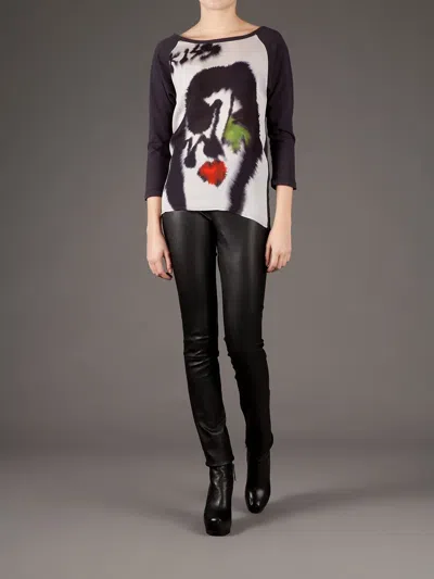 Nico Kiss Printed Top In Multi