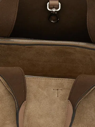 Tod's T-timeless Mini Tote Bag In Brown