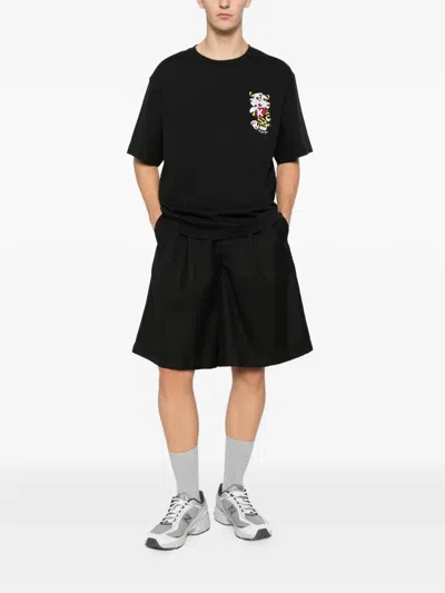 Kenzo Wild Tiger Embroidered T-shirt In Black