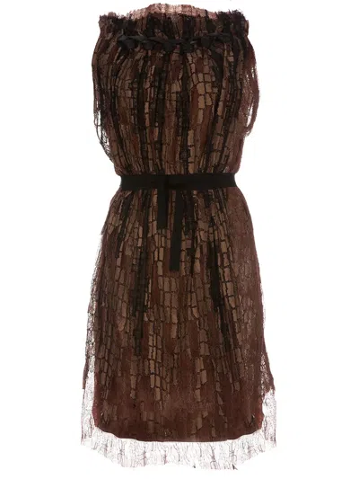 Sharon Wauchob Sleeveless Dress In Brown