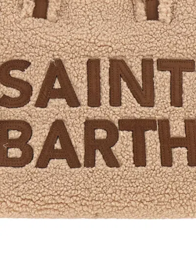Mc2 Saint Barth Maxi Logo 'colette' Handbag In Brown