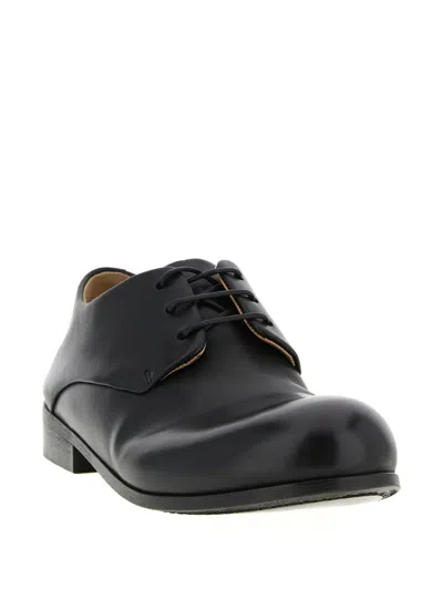 Marsèll Capozucca Leather Lace Up Derby Shoes In Black