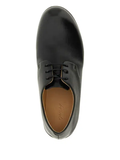 Marsèll Capozucca Leather Lace Up Derby Shoes In Black