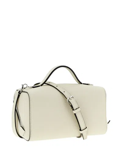 Valextra V-line Zip-up Tote Bag In Neutral