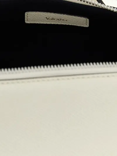 Valextra V-line Zip-up Tote Bag In Neutral