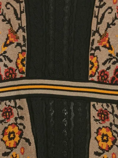 Pre-owned Missoni Knit Floral Dress In Neutral