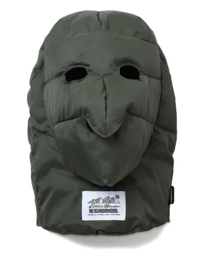 Neighborhood Padded Face Mask In Green