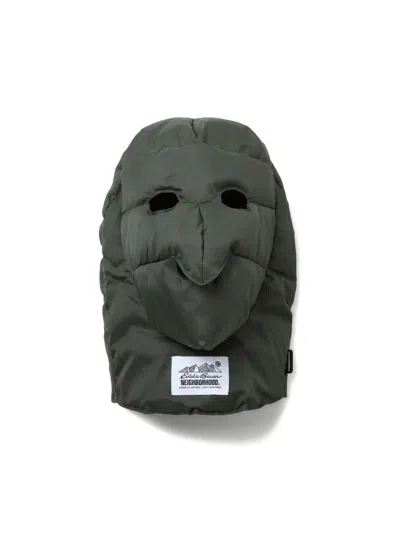 Neighborhood Padded Face Mask In Green