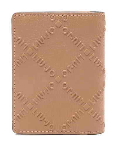 Liu •jo Logo-embossed Wallet In Brown