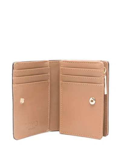 Liu •jo Logo-embossed Wallet In Brown
