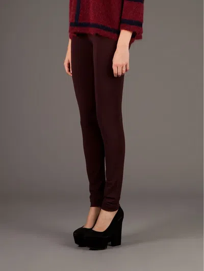 Neil Barrett Super Skinny Leggings. In Brown