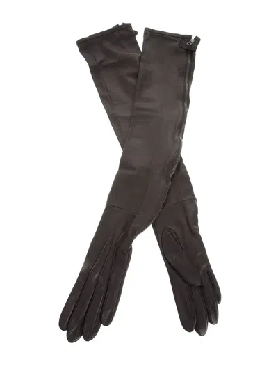Haider Ackermann Zip Fastening Glove In Black