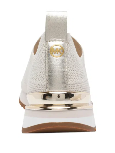 Michael Michael Kors Logo-detail Slip-on Sneakers In Neutral