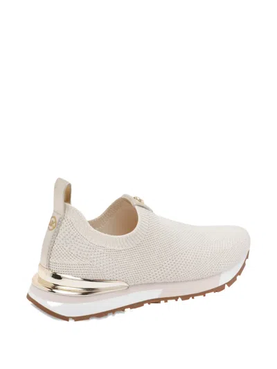 Michael Michael Kors Logo-detail Slip-on Sneakers In Neutral