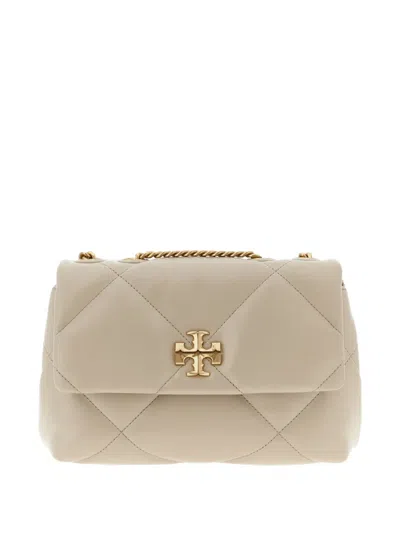Tory Burch Small Kira Diamond-quilted Cross Body Bag In Neutral