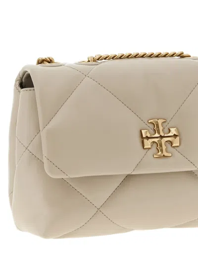 Tory Burch Small Kira Diamond-quilted Cross Body Bag In Neutral