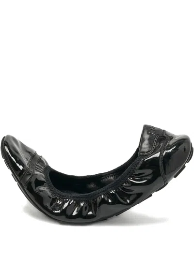 Pre-owned Prada Patent Leather Ballet Flats In Black